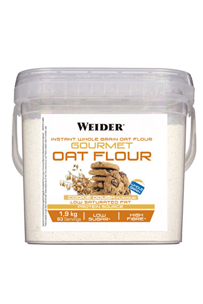 Weider Făină integrală de ovăz gourmet, 1,9 kg, fursecuri