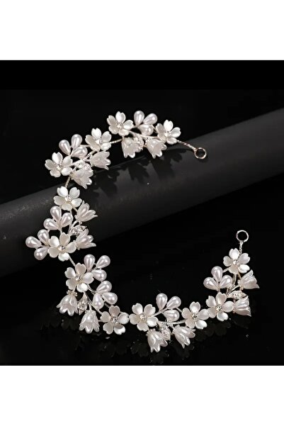 Accessories Gelin Tacı,İnci, kristal Taşlı