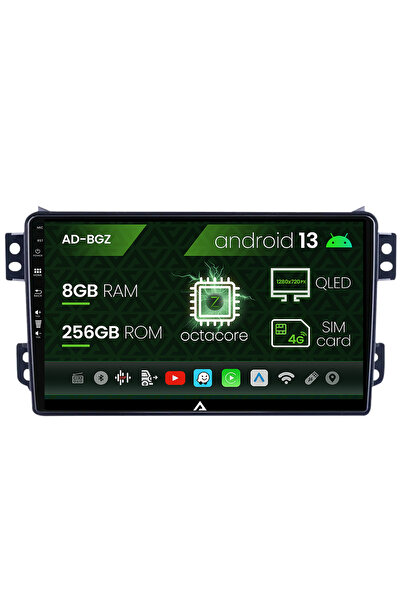 AutoDrop Navigatie Opel Agila/Suzuki Splash (2007-2014), Android 13, Z-Octa/8...