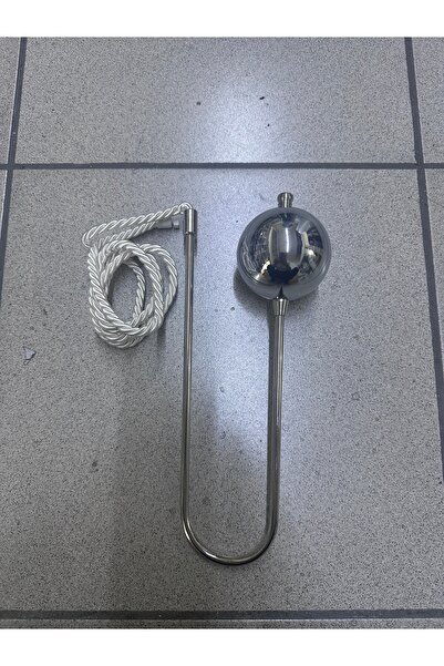 Emsal Perde metal toplu kolbağı kornişden asma 1 adet Gümüş