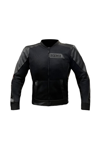 BERİK Rock İç Astarlı Level 2 Full Korumalı Fileli Motorsiklet Montu Yeni Model