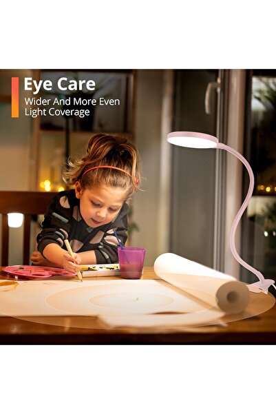 Generic iFalarila Reading Light with Remote, LED Desk Lamp Clip on [1H Timer & Nightlight] RA>95 Dimmable Fl