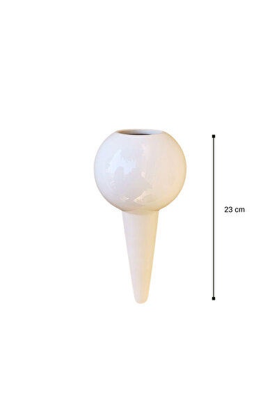 Generic Drop Nature Self-Watering Plant Assistant, 420 ml, Pearl White, 23 cm