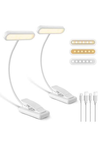 Generic iFalarila Book Lights for Reading at Night in Bed, Rechargeable Book Light with Memory Function, Eye
