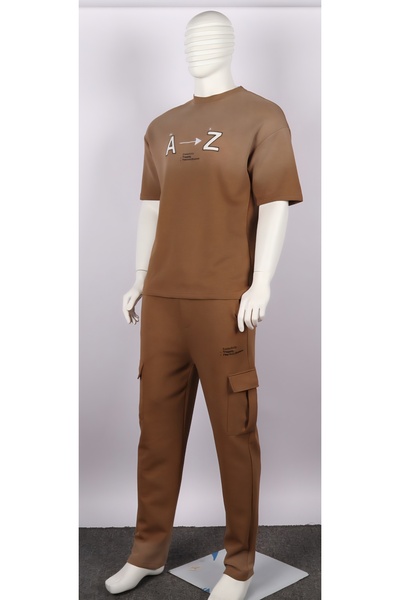 Red Planet Men’s Two-Tone Long Pants Set