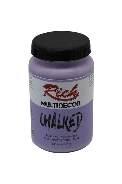 Rich Supertrend Multi Decor Chalked Akrilik Boya 250 cc. 4538 LAVANTA