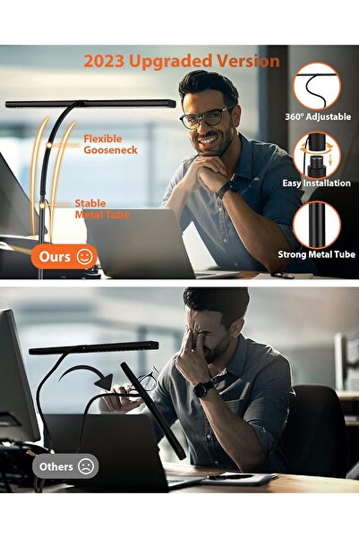 Generic iFalarila Desk Lamp, Dimmable 160 LED Desk Light for Home Office [Updated Flexible Gooseneck & Metal