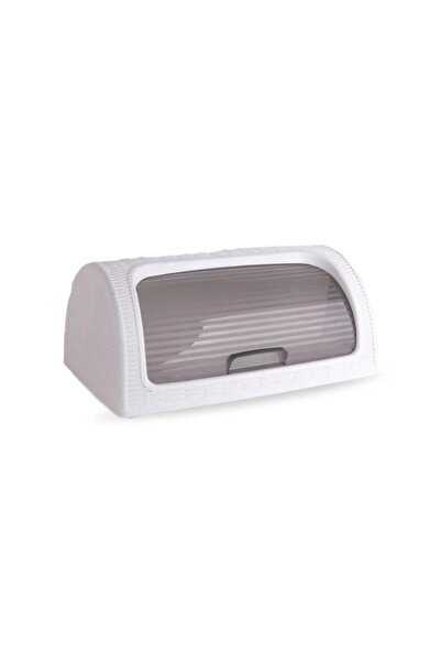 ORIAN White plastic bread and pastry storage box, made in Turkey