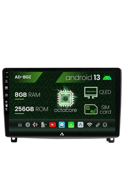 AutoDrop Navigatie Peugeot 407 (2004-2011), Android 13, Z-Octacore / 8GB RAM ...
