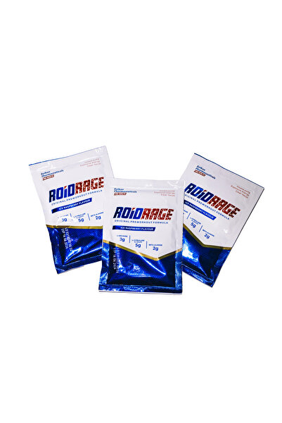 Balkan Pharmaceuticals Pre-Workout Supplement, BalkanPharmaceuticals Roid Rage, 35g, Ice-Raspberry