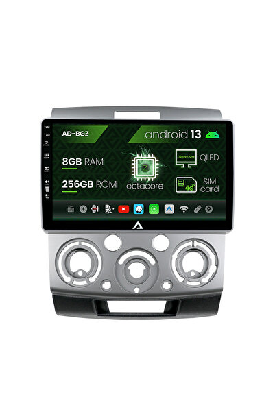 AutoDrop Navigatie Ford Ranger/Mazda BT50 (2007-2012), Android 13, Z-Octa/8GB...