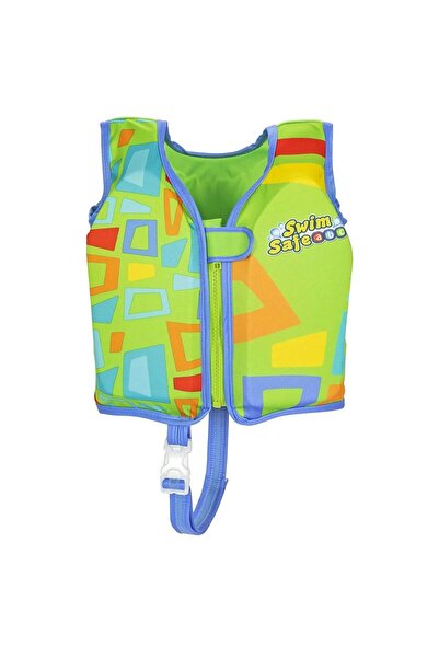 BESTWAY Vesta de inot pentru copii Bestway, catarame si curea reglabile, protectie UV UPF 50+, marimea M/...