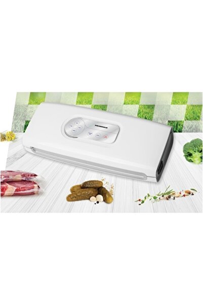 Heinner HAV-140WH vacuum sealer,dry/wet vacuum,compatible with 30cm wide bags,7-8 l/min, 140W, white