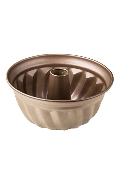 ZENKER Tavă de copt 7357, Rotundă, 25 cm, Înveliș ceramic ILAG Premium, Auriu