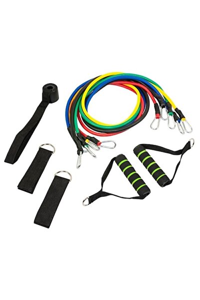 dalimag Set cabluri fitness, Elastic, Multicolor