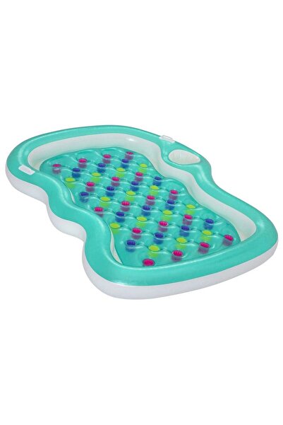 BESTWAY Saltea de inot Bestway, 2 persoane, sarcina maxima 180 kg, compartiment pentru gustari si bauturi...