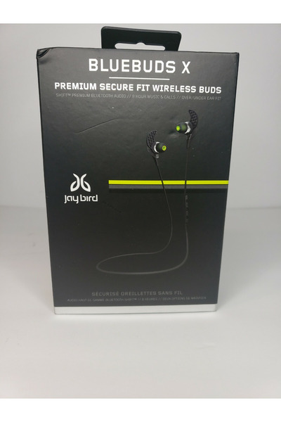 Jaybird سماعات بلوتوث BlueBuds X (أسود)