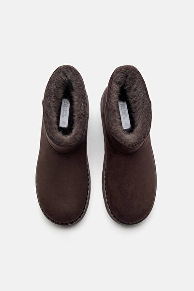Pull & Bear Platform kürklü bot