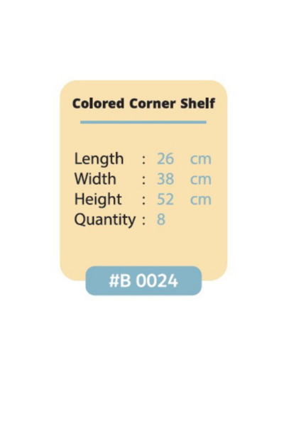 COCONALY Triangular storage basket - 3 drawers