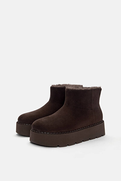 Pull & Bear Platform kürklü bot