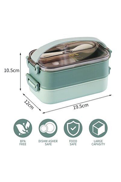 Vagonlife 2-Layer Storage Container with Steel Inside 1500 ml Xc-465