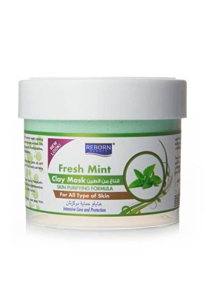 REBORN Reborn Clay Mask with Refreshing Mint - Skin Purifying Formula - 500ml