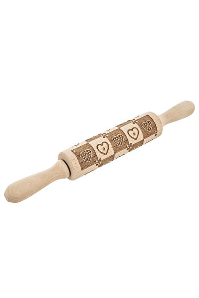 Vilde Sucitor rotativ cu model de inimă, lemn 33 cm