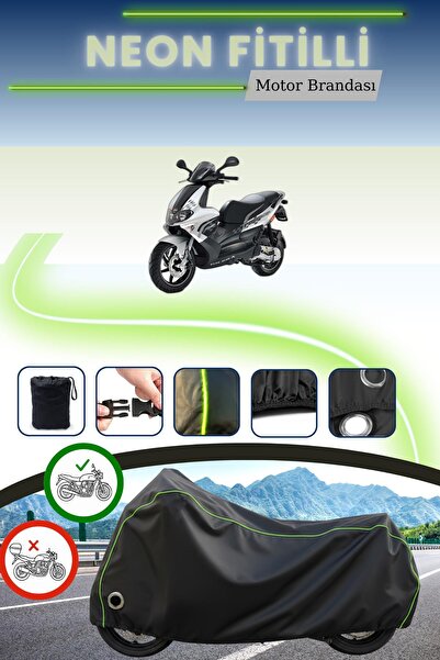 Cemku Fast غطاء محرك متوافق مع نيون فيتيلي جيليرا رانر 200 إس تي باللون الأسود