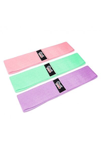 dalimag Set benzi elastice Booty Band, BeastPink, verde, roz, mov