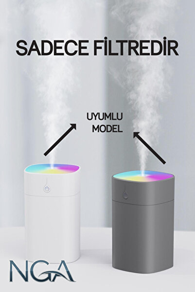 NGA Yedek Filtre Hava Nemlendirici Buhar Makinesi için - Difüzör Yedek Pamuk - 11cm (10 ADET)