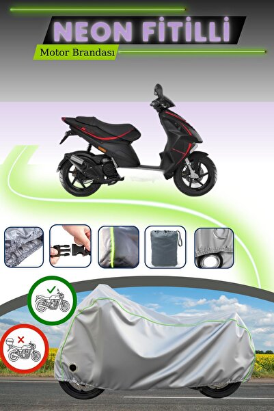 Cemku Fast قماش دراجة نارية متوافق مع نيون فيتيل بياغيو تايفون 125 باللون الر...