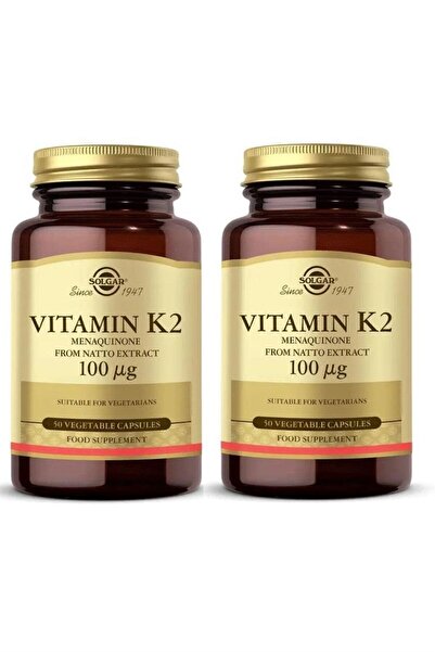 Solgar Vitamin K2 100 mcg 50 Kapsül 2 Adet
