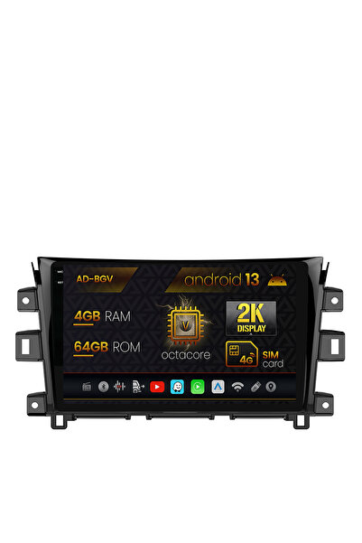 AutoDrop Navigatie Nissan Navara (2015+),Android 13,V-Octa/4GB RAM+64GB ROM,1...