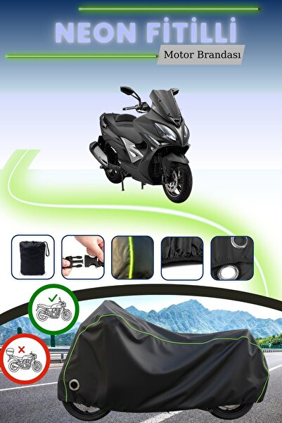 Cemku Fast غطاء محرك متوافق مع نيون فيتيل كيمكو إكسايتنج 400i باللون الأسود