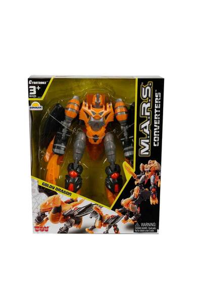 Sunman Happy Kid M.A.R.S. Dönüşebilen Robot Dinozor S01041160 Goldy Dragon