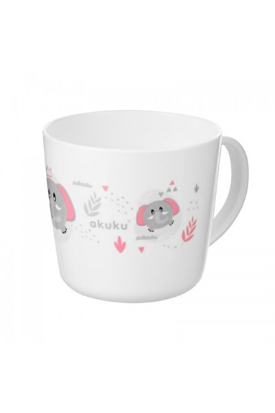 Akuku Children's mug 250 ml Elephant, ideal size for independent learning, re...