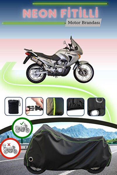 Cemku Fast غطاء محرك متوافق مع نيون فيتيل هوندا XL 650 ترانسالب باللون الأسود