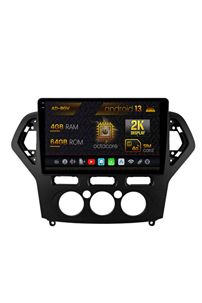 AutoDrop Navigatie Ford Mondeo (2007-2010) Clima Manuala,Android 13,V-Octa/4G...