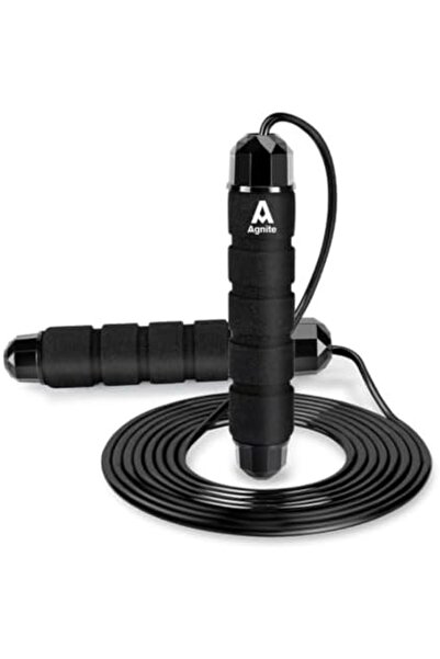 Deli Agnite Pro Weighted Jump Rope – Adjustable 2.8m Steel Wire Skipping Rope with Foam Handles