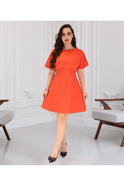 TREASUREISLAND Short satin dress with open back