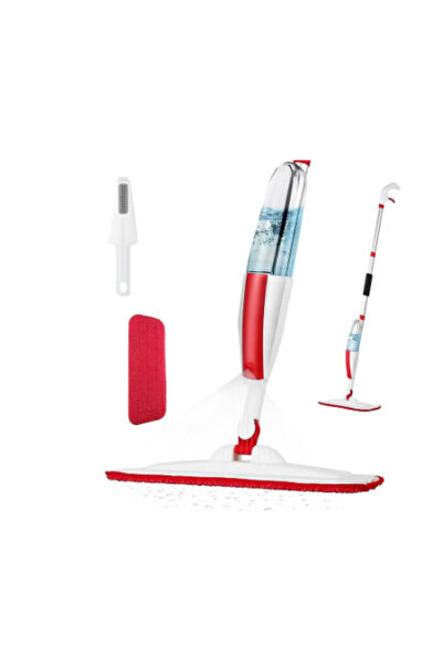 genernic ممسحة رش مبللة مع زجاجة قابلة لإعادة التعبئة سعة 14 أونصة و3 وسادات من الألياف الدقيقة قابلة للغسل