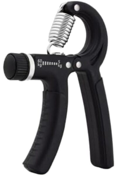 Deli Agnite Adjustable Hand Gripper 5-60kg with TPR Handle & Steel Spring - B...