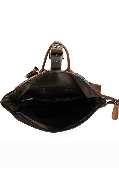 OEM Women's colorful leather backpack with buckle