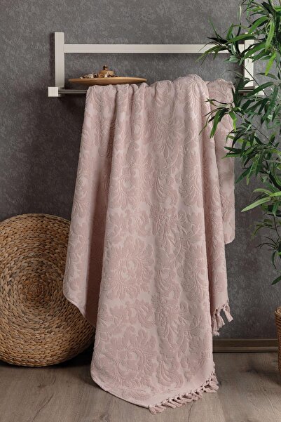 Pupilla Collection Eliz 1 Parça % 100 Pamuk Havlu Pike Gül Kurusu