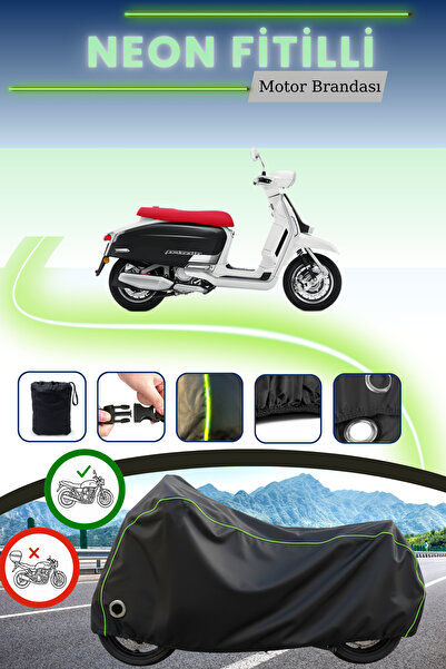 Cemku Fast غطاء محرك لامبريتا G350 متوافق مع نيون فيتيلي متوافق مع بلاك ليكت