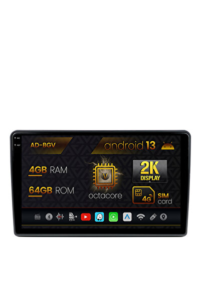 AutoDrop Navigation Fiat Ducato,Citroen Jumper,Peugeot Boxer,Android 13,V-Octa/4GB+64GB,9.5"
