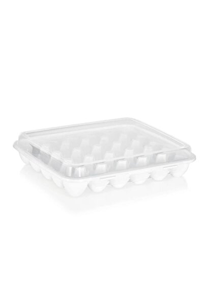 SERMER PAZARLAMA 🔒 30-Piece Egg Cups with Locking Lids – Practical and Hygienic Storage