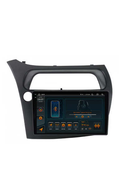 AutoDrop Navigatie Honda Civic Hatchback (2006-2011),Android 13,V-Octa/4GB RAM+64GB ROM,9.5"