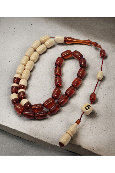 MERCAN-I ALA ORJİNAL BİLARDO TOPUNDAN SİSTEMLİ İMZALI KATALİN TESBİHLER