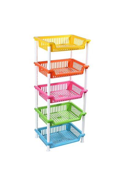 COCONALY Rectangular storage basket - 5 drawers